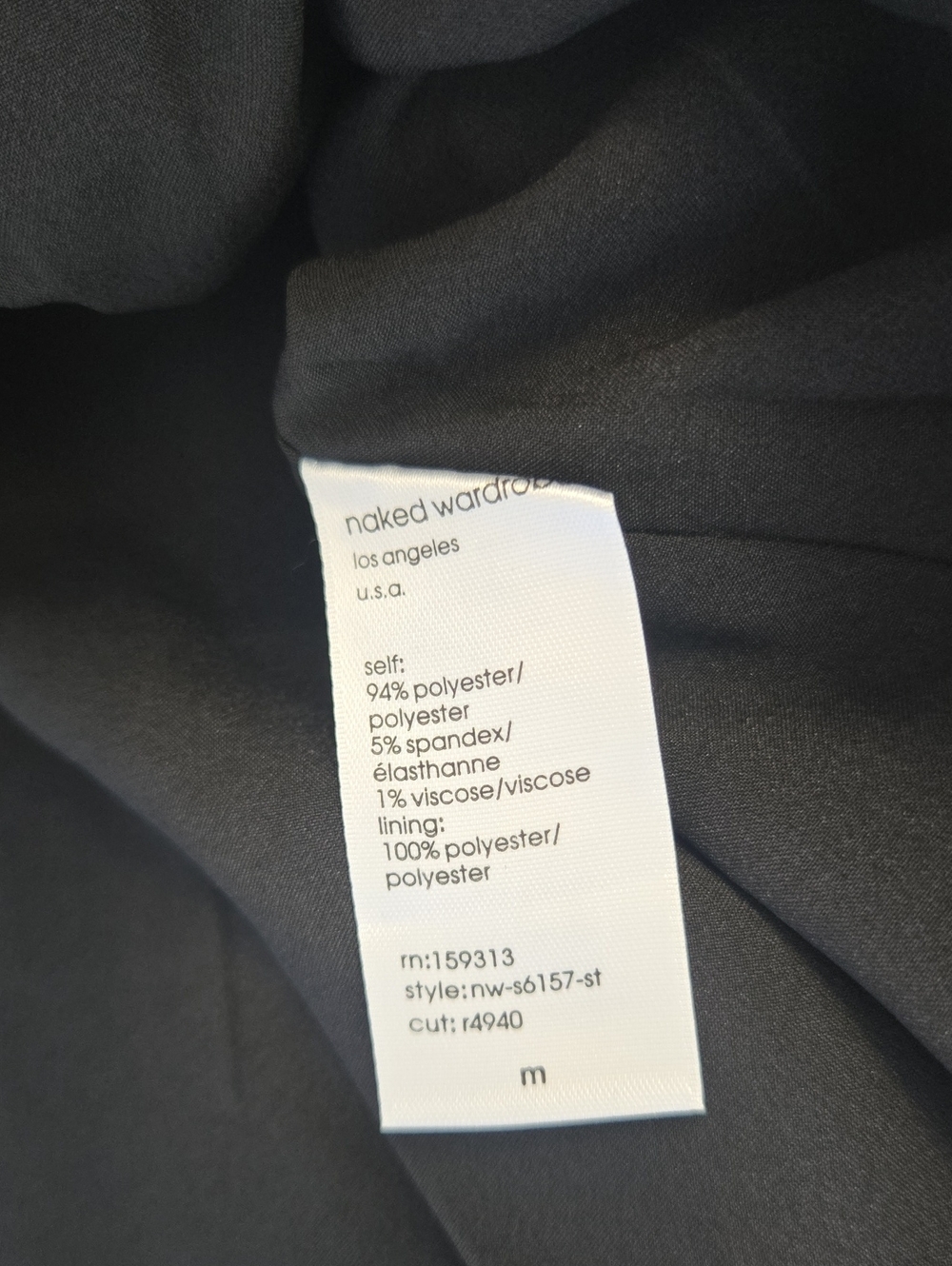 Naked Wardrobe Pinstripe Suiting Pleated Mini Skirt Black White Preppy Sz M NWT - Picture 15 of 16